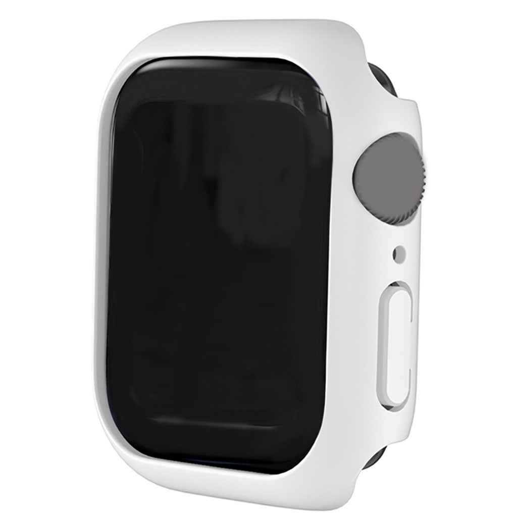 Watch Case Bumper Cover Scratches Defense for Apple Watch 7 41mm Women Men White