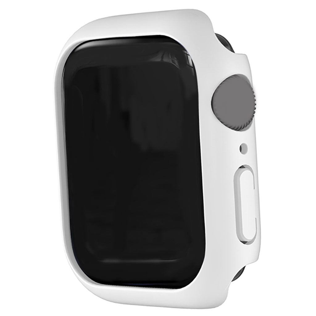 Watch Case Bumper Cover Scratches Defense for Apple Watch 7 41mm Women Men White