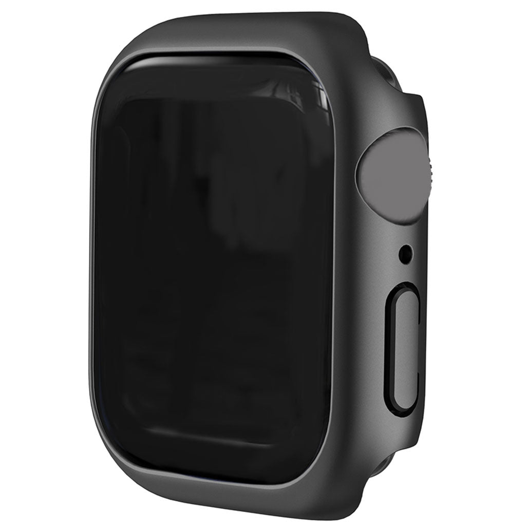 Watch Case Bumper Cover Scratches Defense for Apple Watch 7 41mm Women Men Black