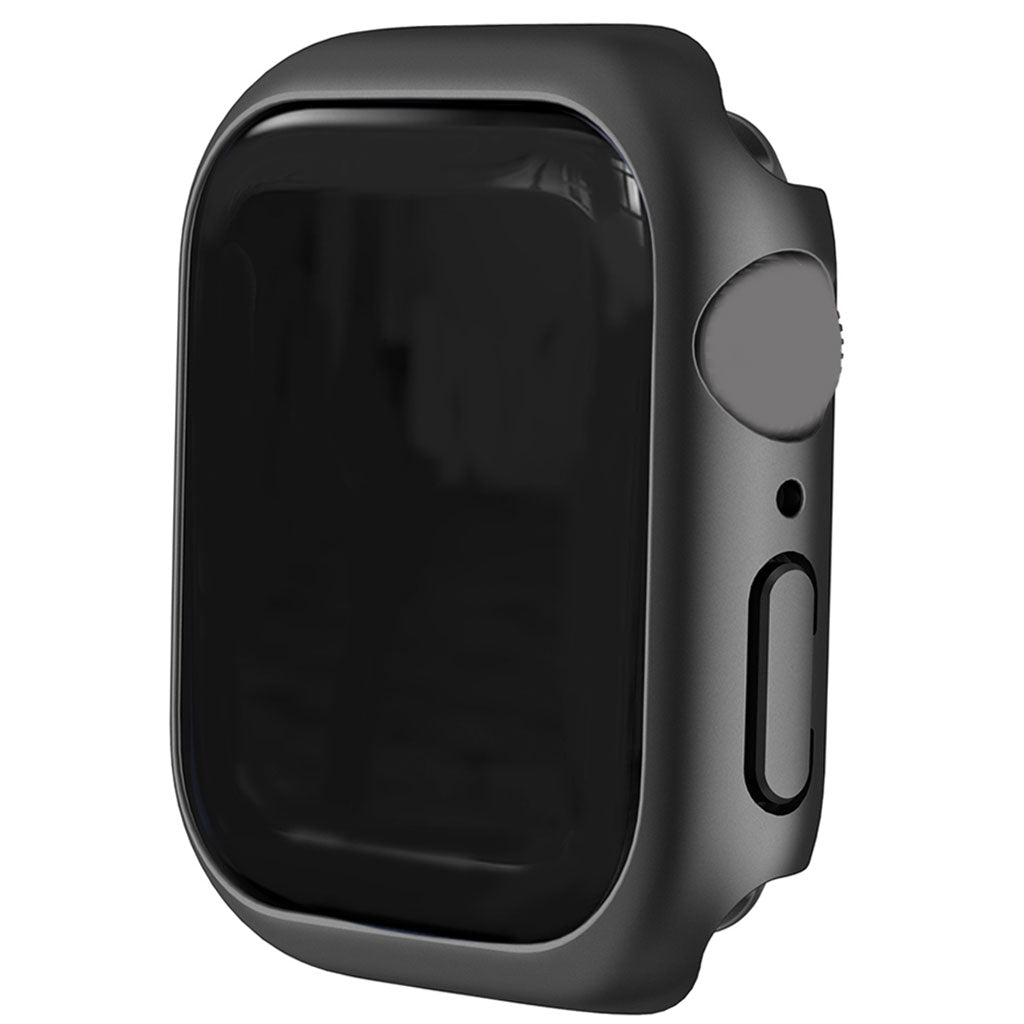 Watch Case Bumper Cover Scratches Defense for Apple Watch 7 41mm Women Men Black