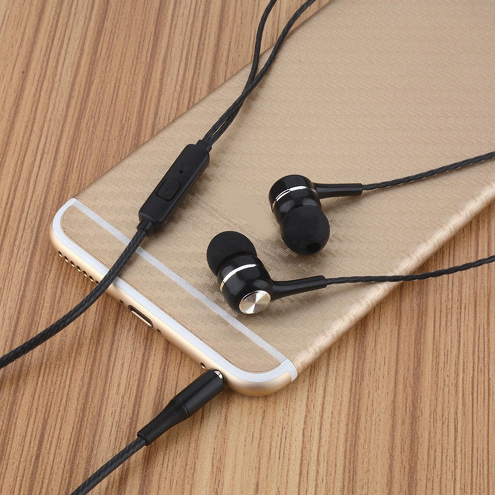 S12 3.5mm Earphone In-Ear for Smartphone PC Wire Control Pink