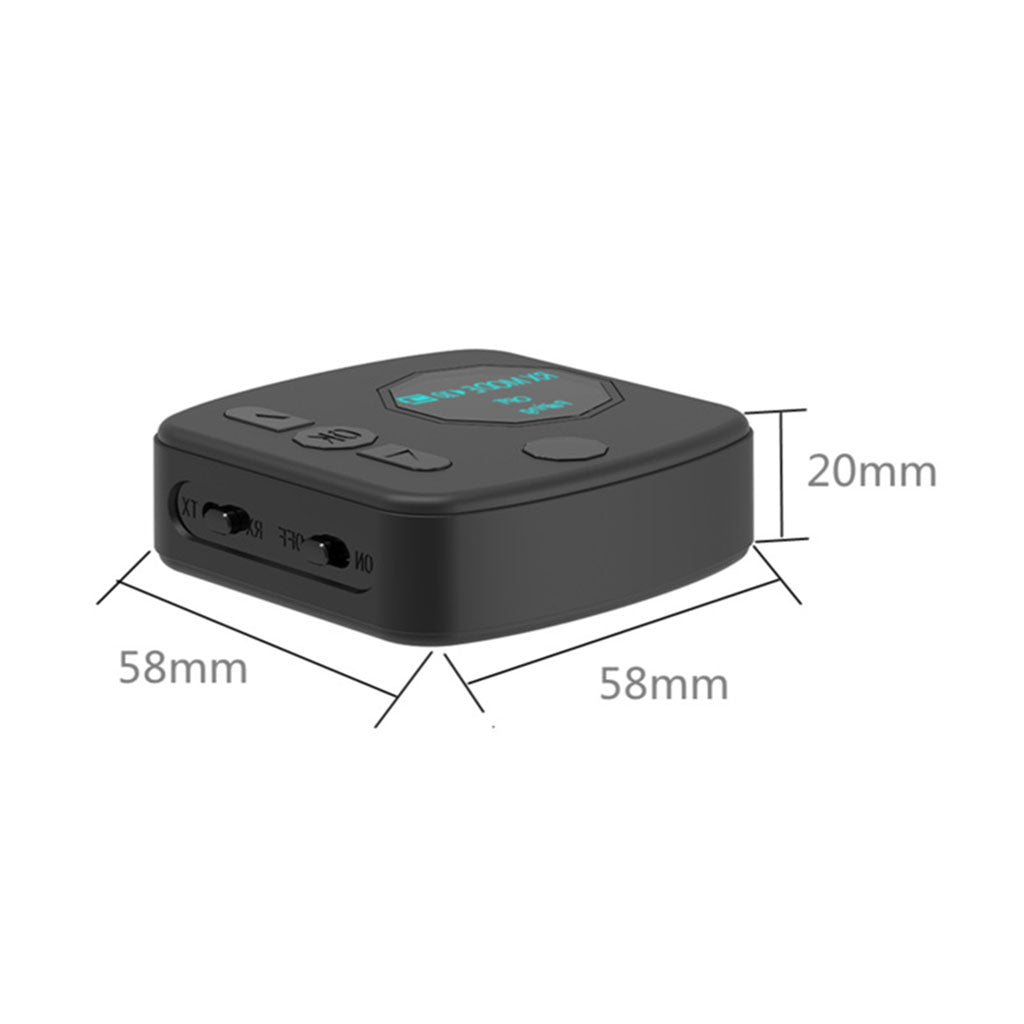 Bluetooth 5.0 Transmitter Receiver 2-In-1 Dual Link Wireless for Headphones