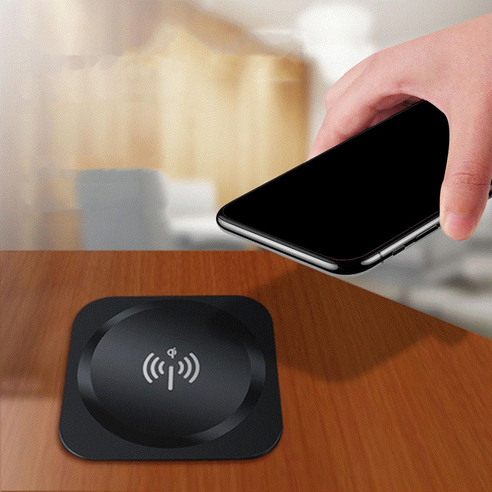 Wireless Charger Qi Quickly Charge for Office Restaurant Marble Tables