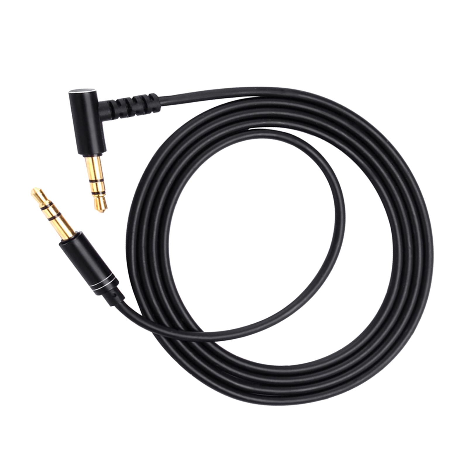 3.5mm Audio Cable Right Angle AUX Cable for Speaker Replacement Headphone