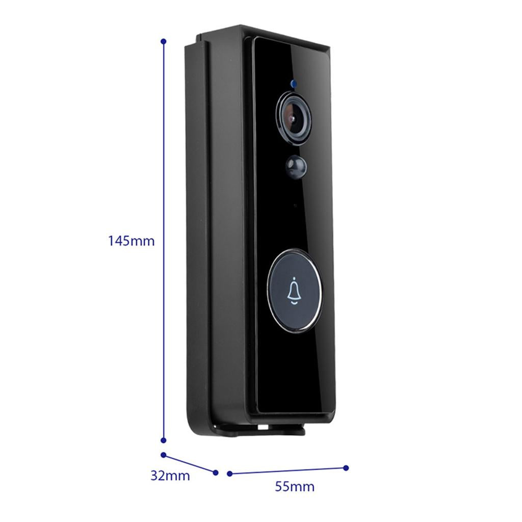 Wireless Video Doorbell Camera 166° Wide Angle Cloud Storage Two-Way Audio