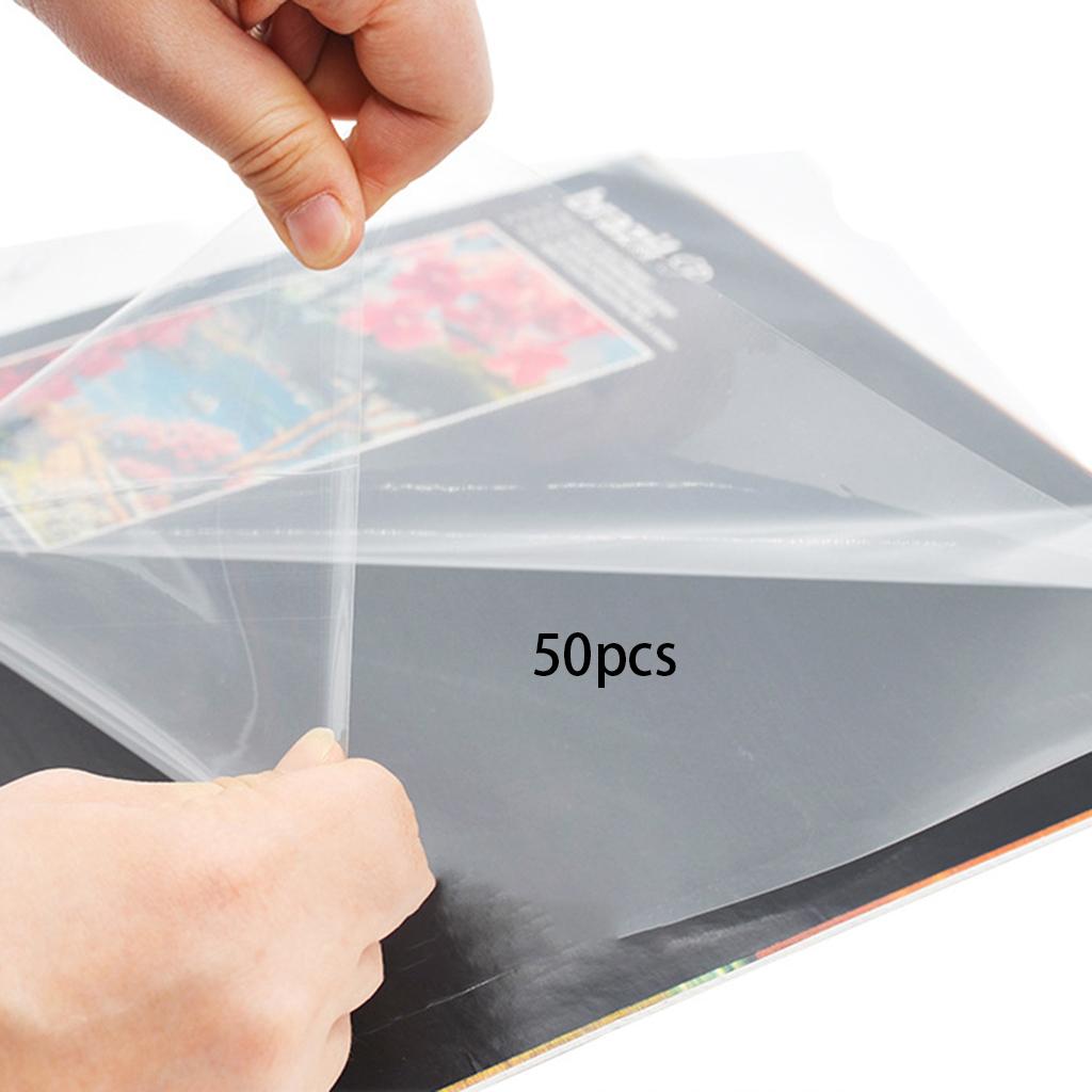 Vinyl Record Outer Sleeves Outer Sleeve Resealable for Collect 10Inch 50pcs