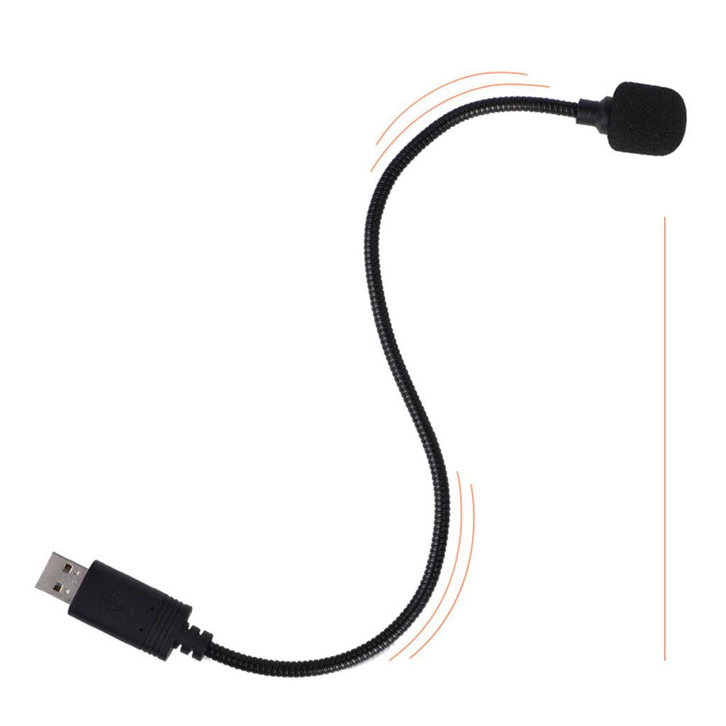 USB Condenser Microphones 360 Omni-Directional for Computer  Black