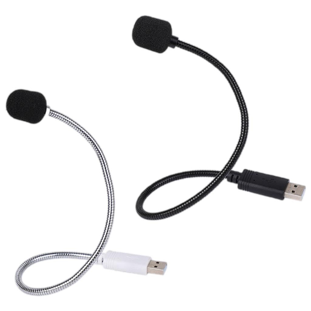 USB Condenser Microphones 360 Omni-Directional for Computer  Black