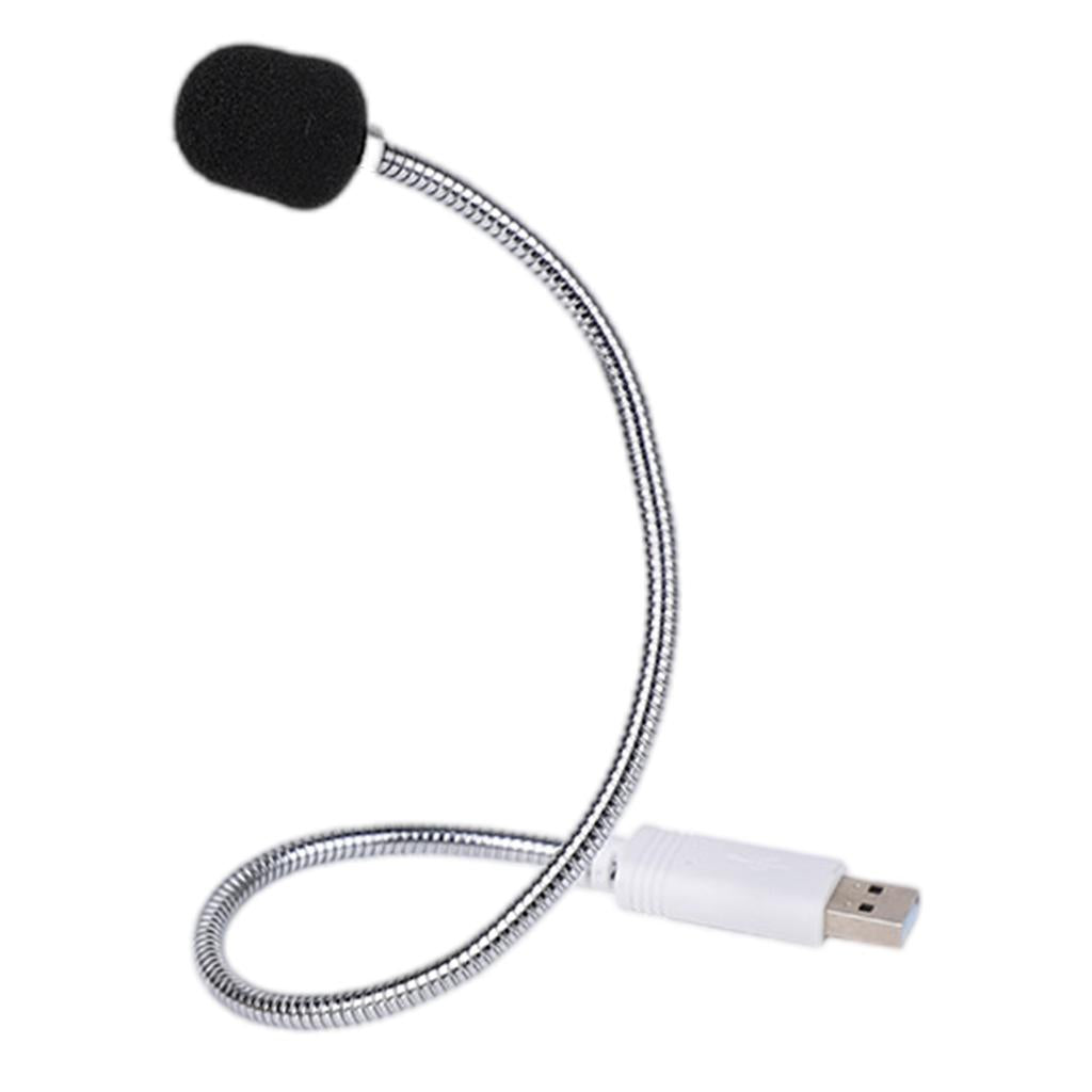 USB Condenser Microphones 360 Omni-Directional for Computer  Silver