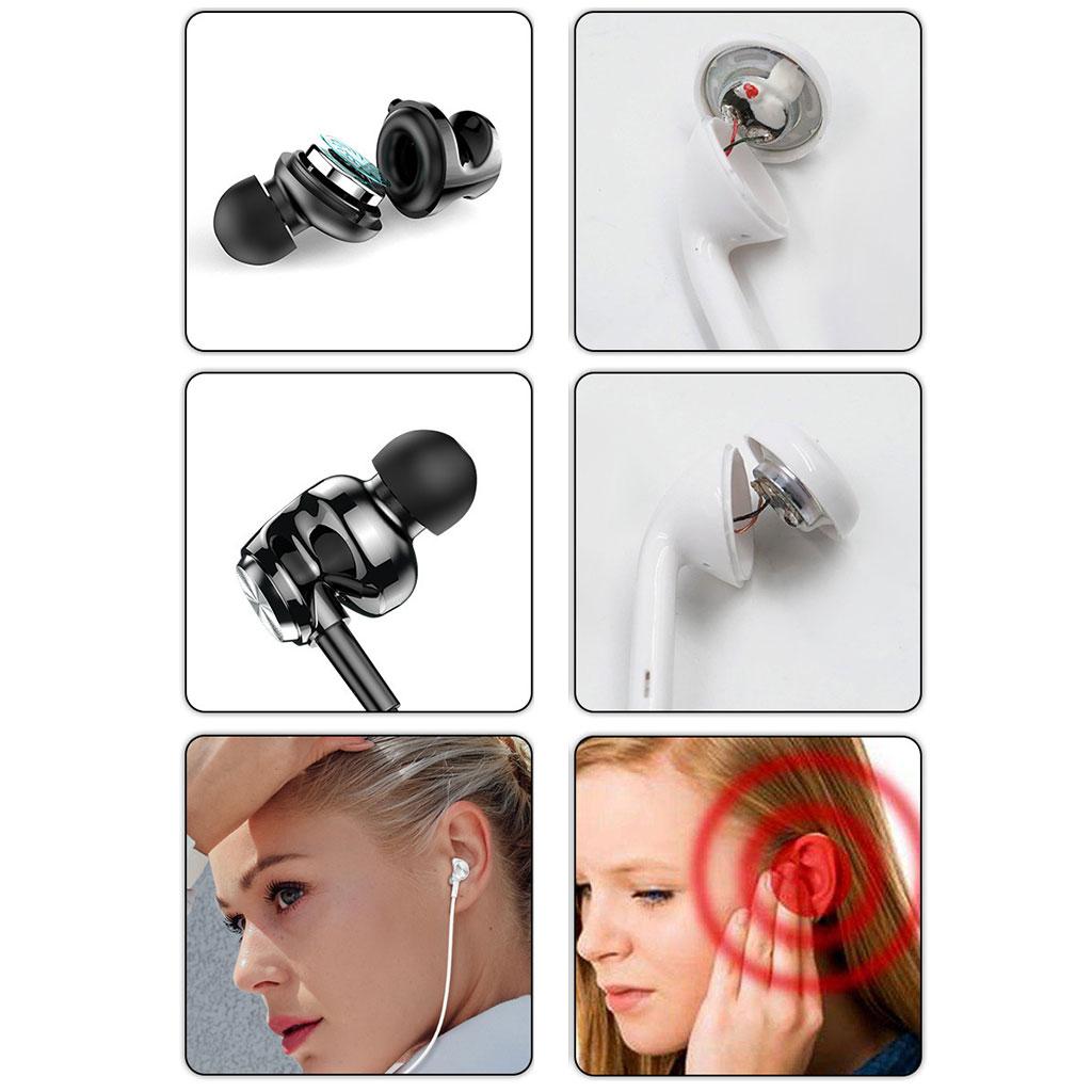 Qf310 Gaming Wired Earphone in Ear Built in Mic Stereo for Music Women Adult