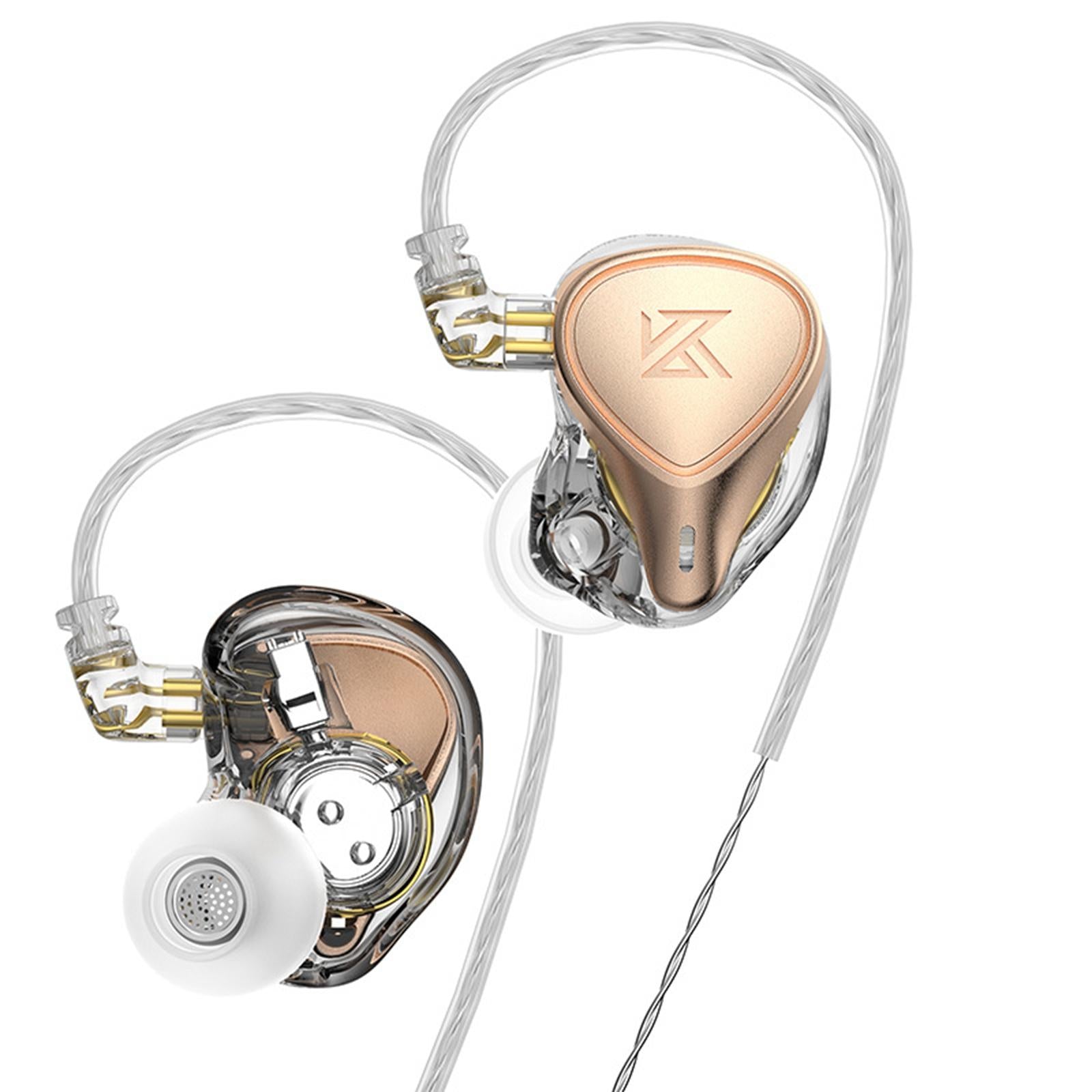 in Ear Headset Noise Cancellation Subwoofer Stereo Sports Gold