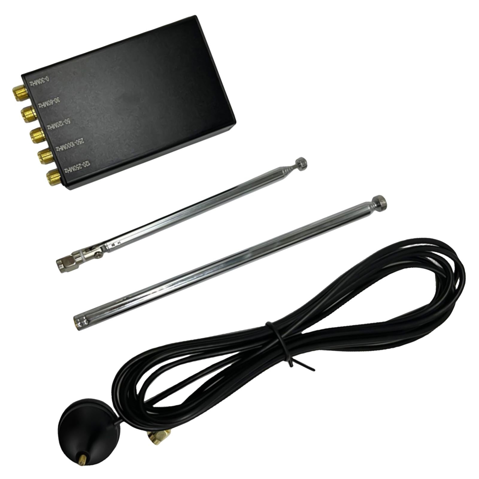 10M Portable SDR Receiver Adc 12Bit Railway Aviation 5 Antenna Interface