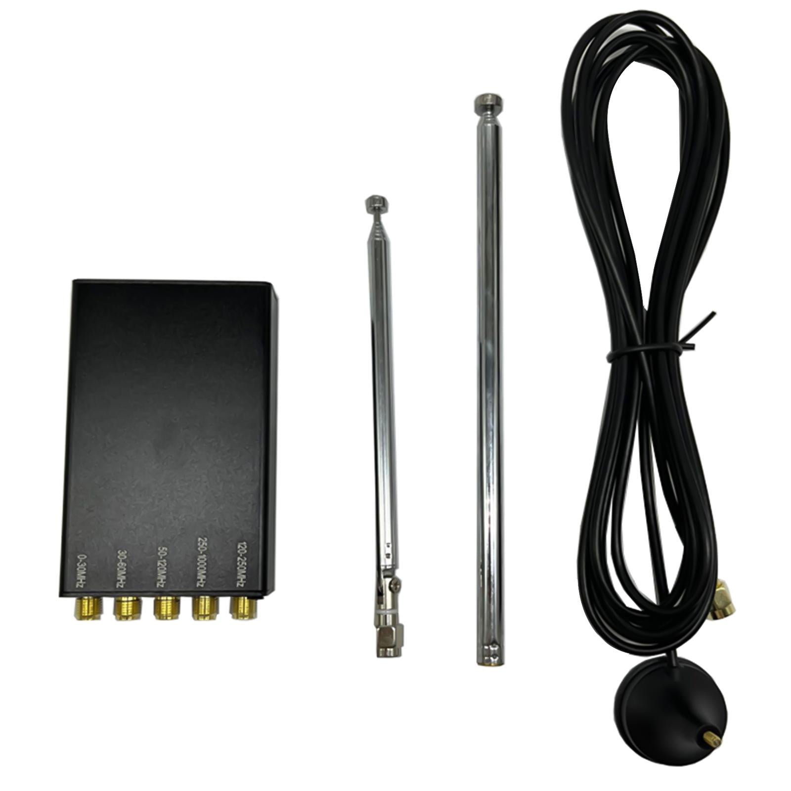 10M Portable SDR Receiver Adc 12Bit Railway Aviation 5 Antenna Interface