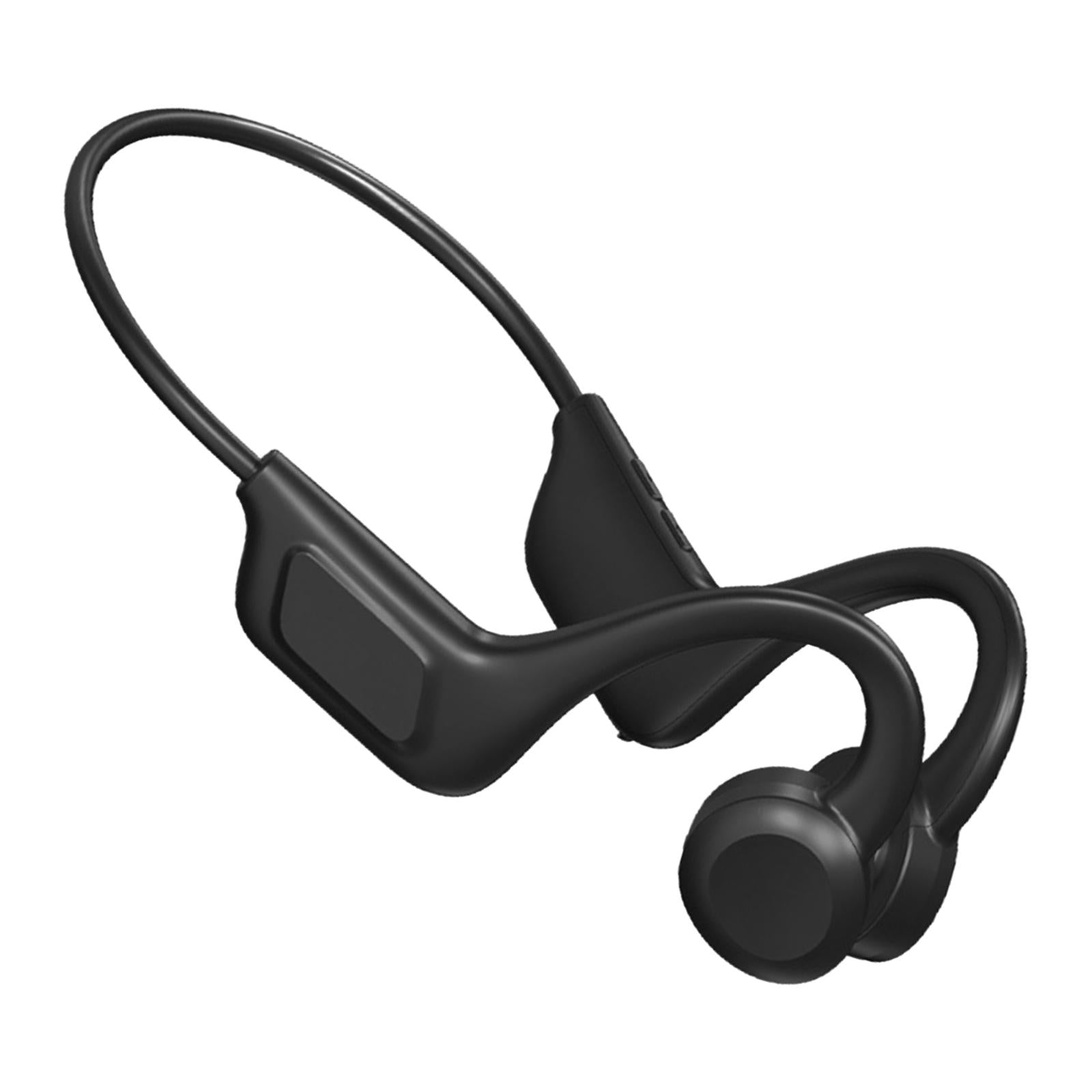 Bone Conduction Headset LED Display Open Ear Hands Free HD Calls for Running