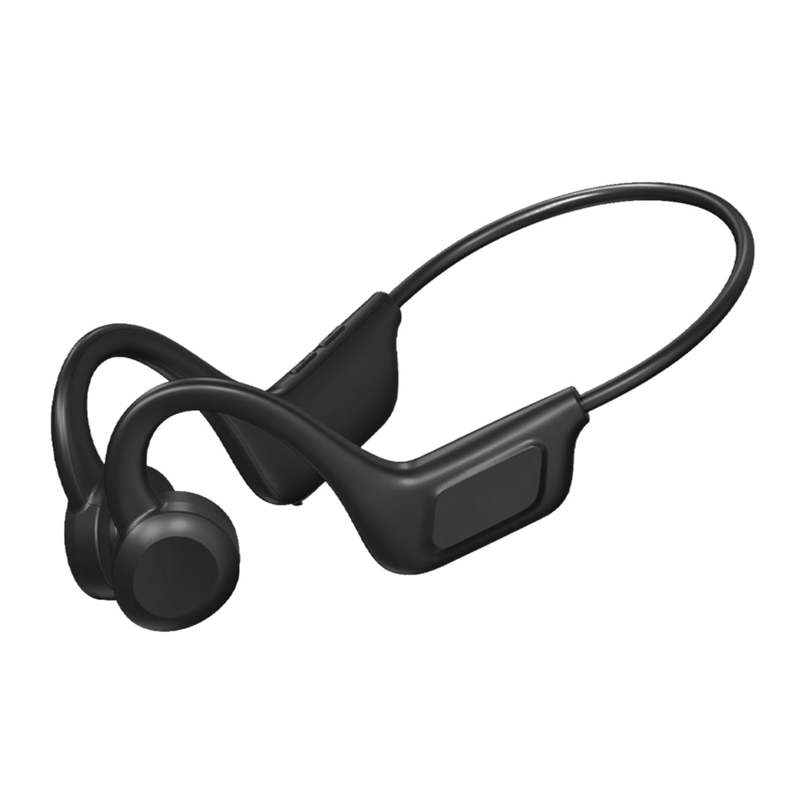 Bone Conduction Headset LED Display Open Ear Hands Free HD Calls for Running