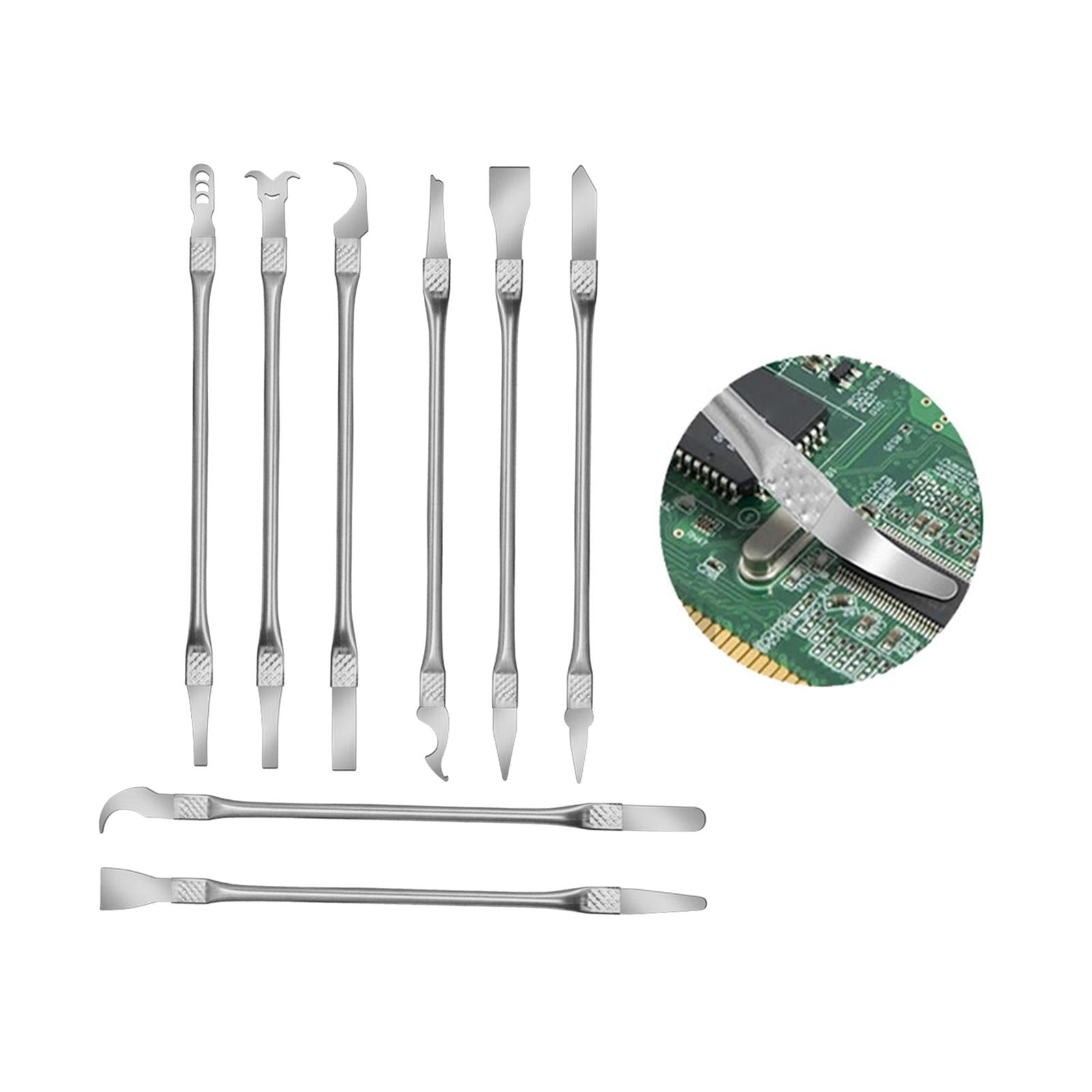 8 Pieces IC Chip Repair Thin Blade CPU Glue Removal Tool for Hardware Repair