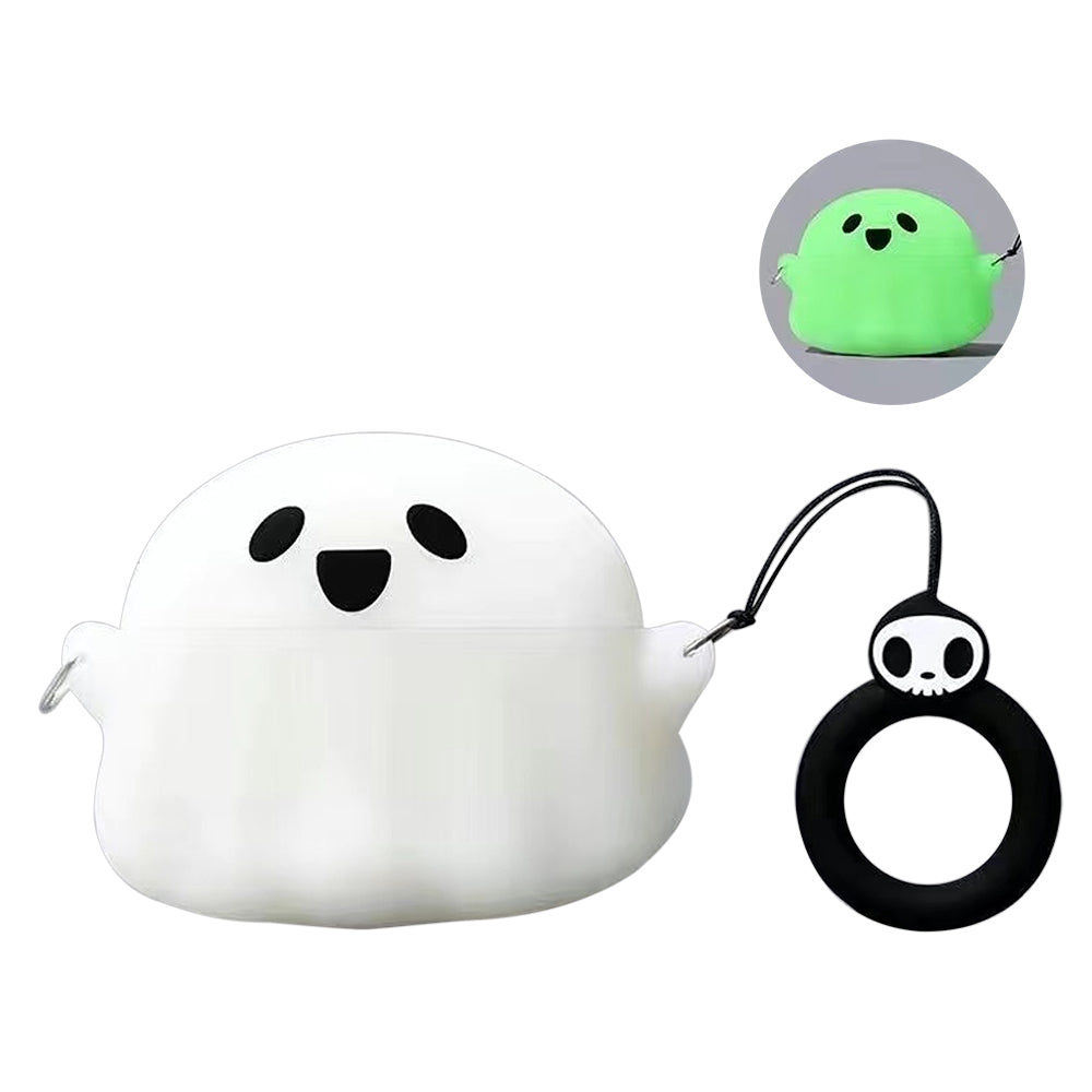 For Xiaomi Redmi AirDots 3 Pro Bluetooth Earphone Protective Sleeve Cartoon Silicone Cover - Luminous Ghost