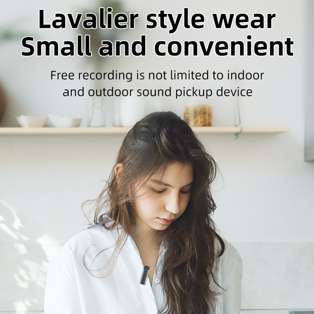 S17 For iPhone+Type-C+3.5mm AUX 3-In-1 Wireless Lavalier Microphone for Cell Phones, Cameras