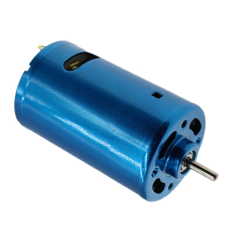 DC 895 Motor Ball Bearing High Speed Large Torque Gear Motor 12-24V Blue