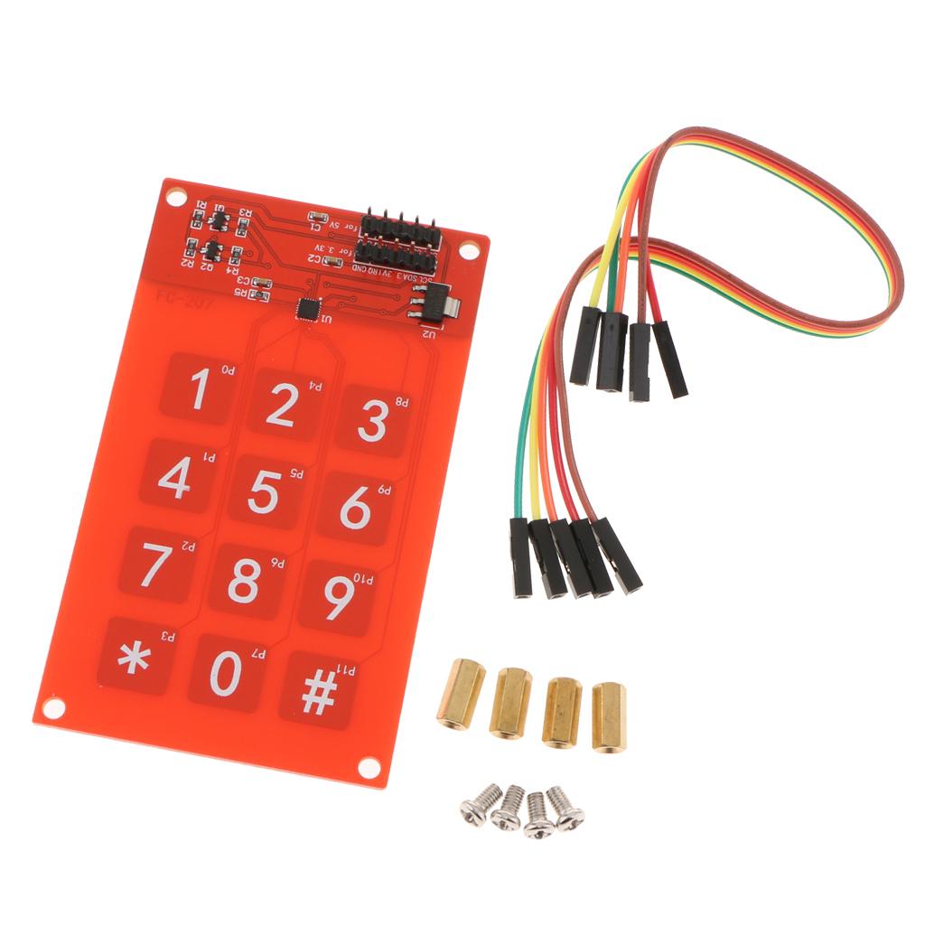 Keypad-Digital-Capacitive-Switch-Touch-Sensor-Module-for-Arduino-Induction-Touch-Button-12-Button-Outputs-3.3V-Logic-Material:-Plastic