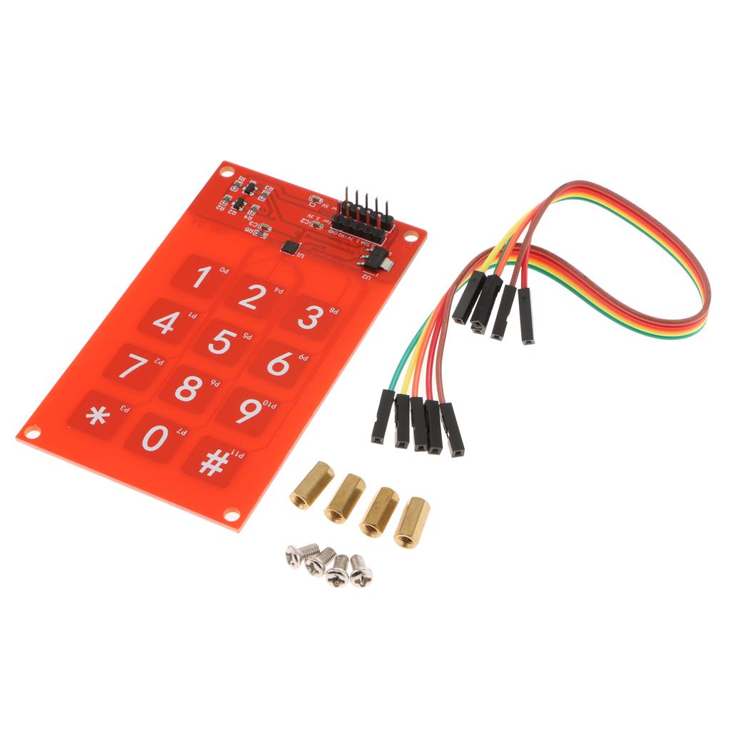 Keypad-Digital-Capacitive-Switch-Touch-Sensor-Module-for-Arduino-Induction-Touch-Button-12-Button-Outputs-3.3V-Logic-Material:-Plastic