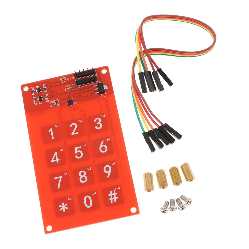 Keypad-Digital-Capacitive-Switch-Touch-Sensor-Module-for-Arduino-Induction-Touch-Button-12-Button-Outputs-3.3V-Logic-Material:-Plastic