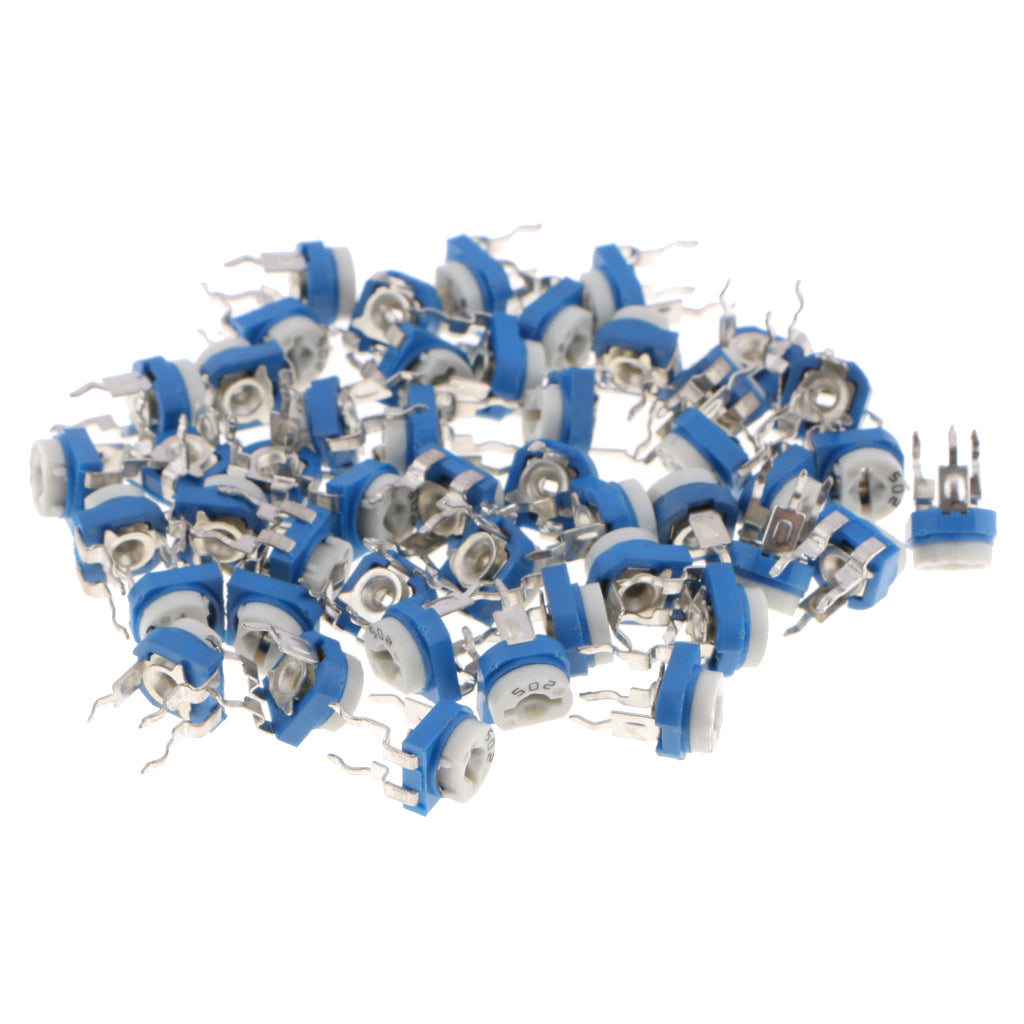 50x-10-Values-Linear-Trimmer-Potentiometer-Variable-Resistor-3-Terminal-5K