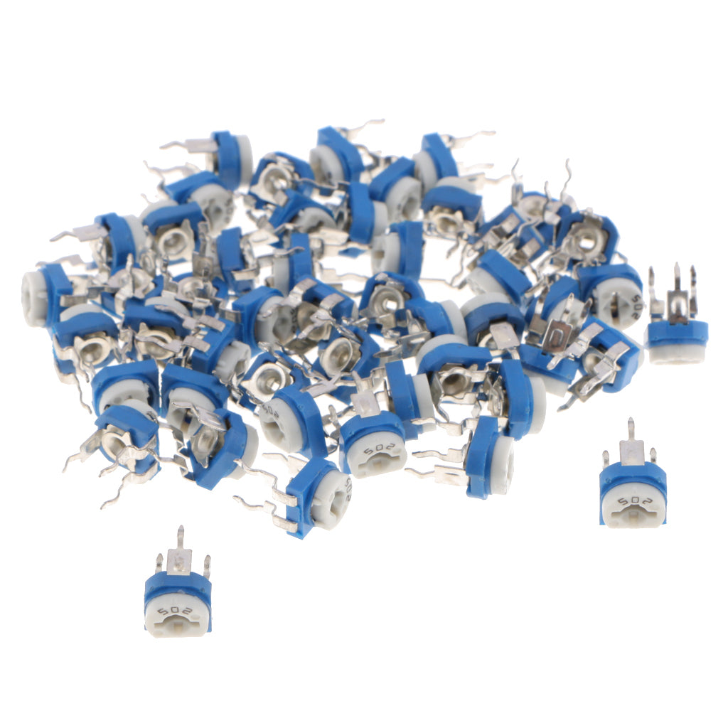 50x-10-Values-Linear-Trimmer-Potentiometer-Variable-Resistor-3-Terminal-5K