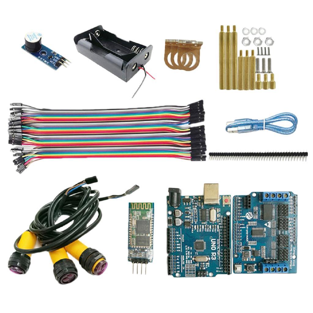 Arduino-BT-Control-Starter-Kit-with-Infrared-Obstacle-Avoidance-Sensor-Compatible-with-Arduino-R3