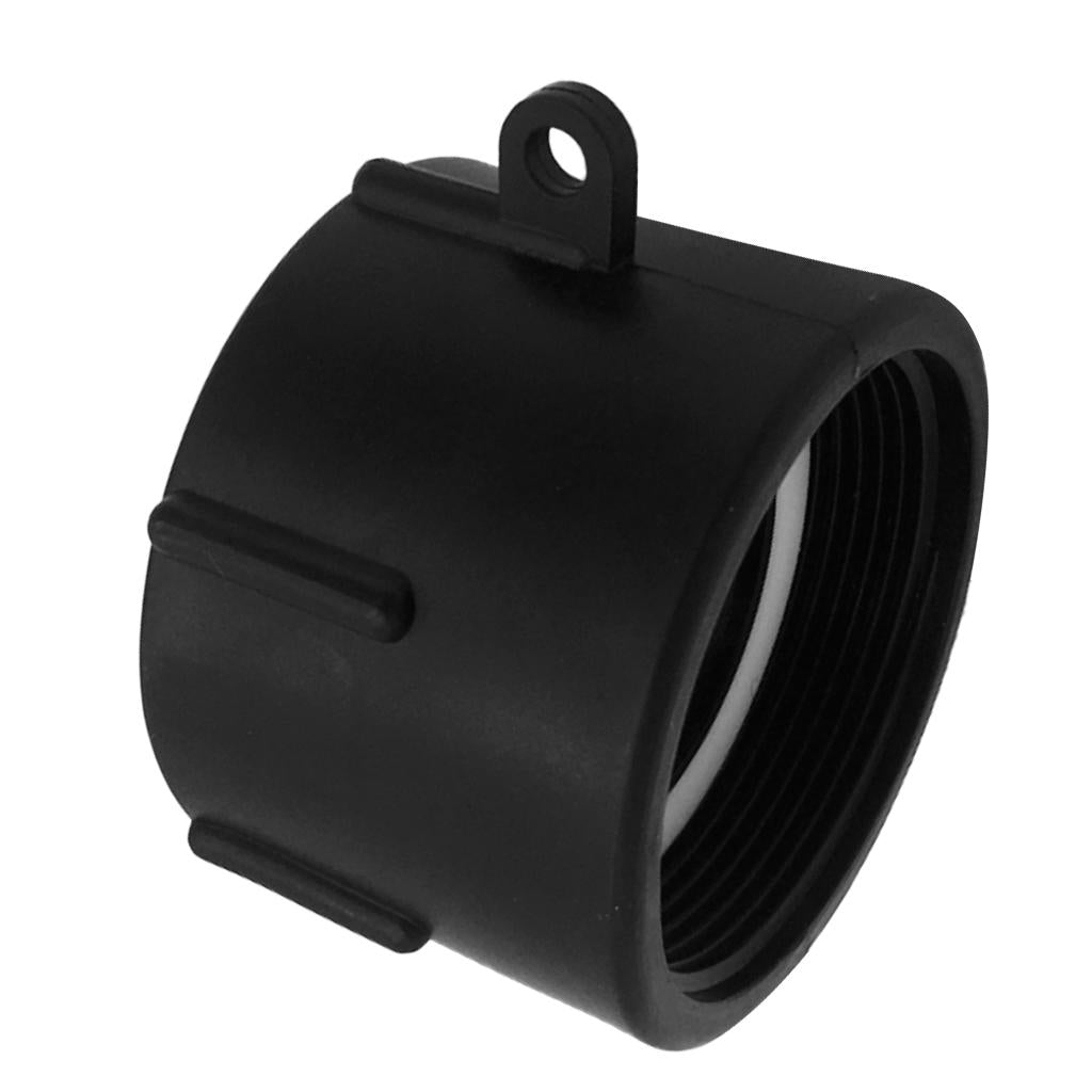 Plastic-Black-1000L-IBC-Water-Tank-Hose-Adapter-Hose-Connectors-Fittings-fine-thread-66mm