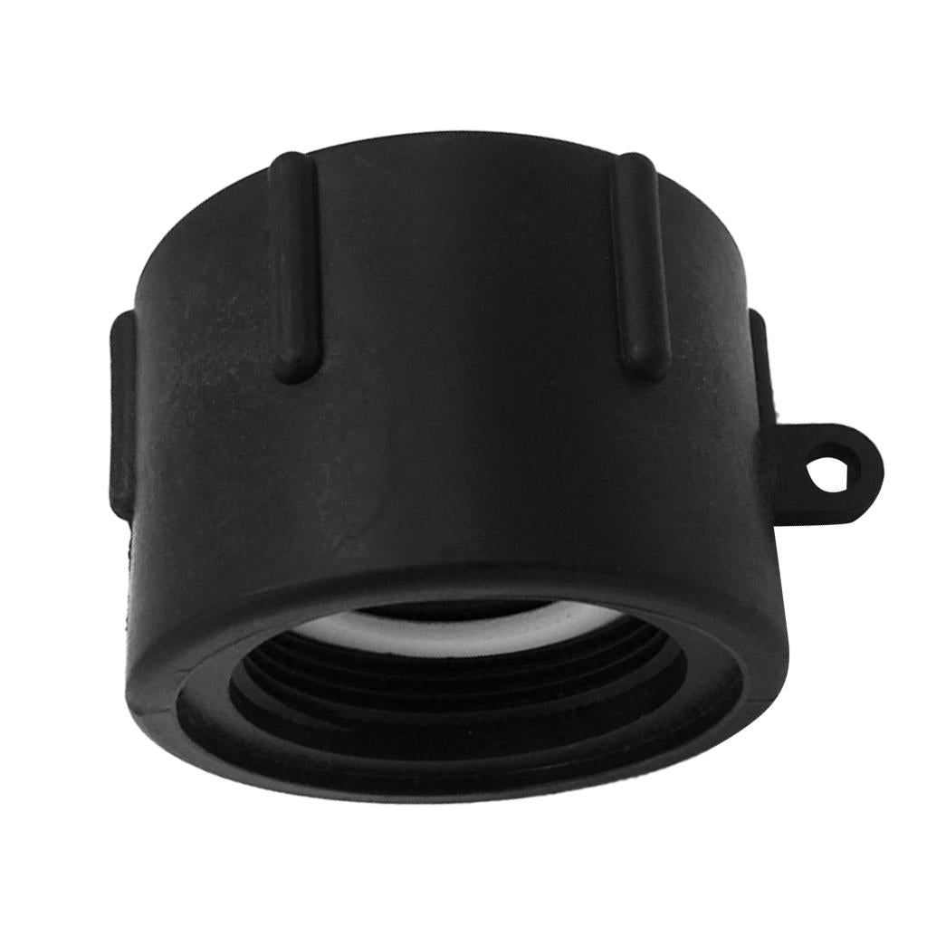 Plastic-Black-1000L-IBC-Water-Tank-Hose-Adapter-Hose-Connectors-Fittings-fine-thread-50mm