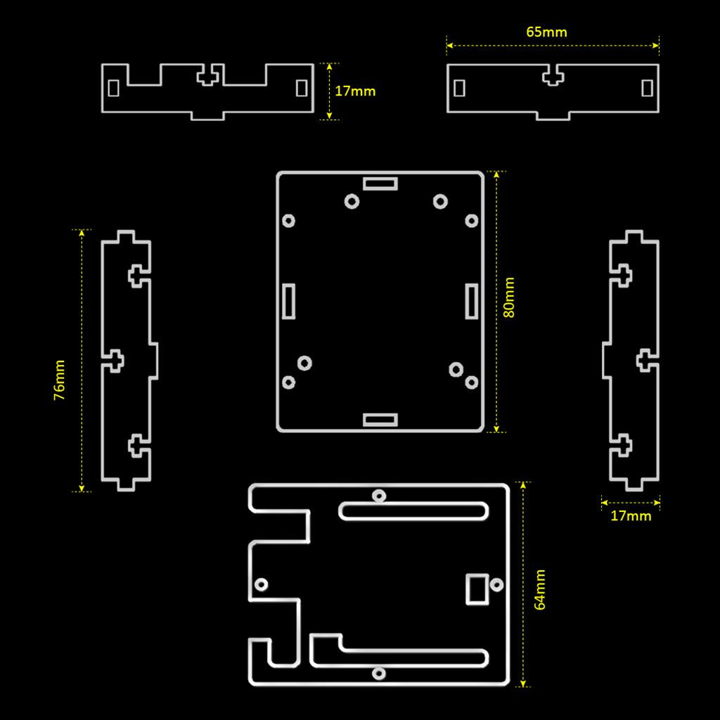 Arduino-R3-Case-Enclosure-New-Transparent-Gloss-Acrylic-Computer-Box-Compatible-with-Arduino-R3