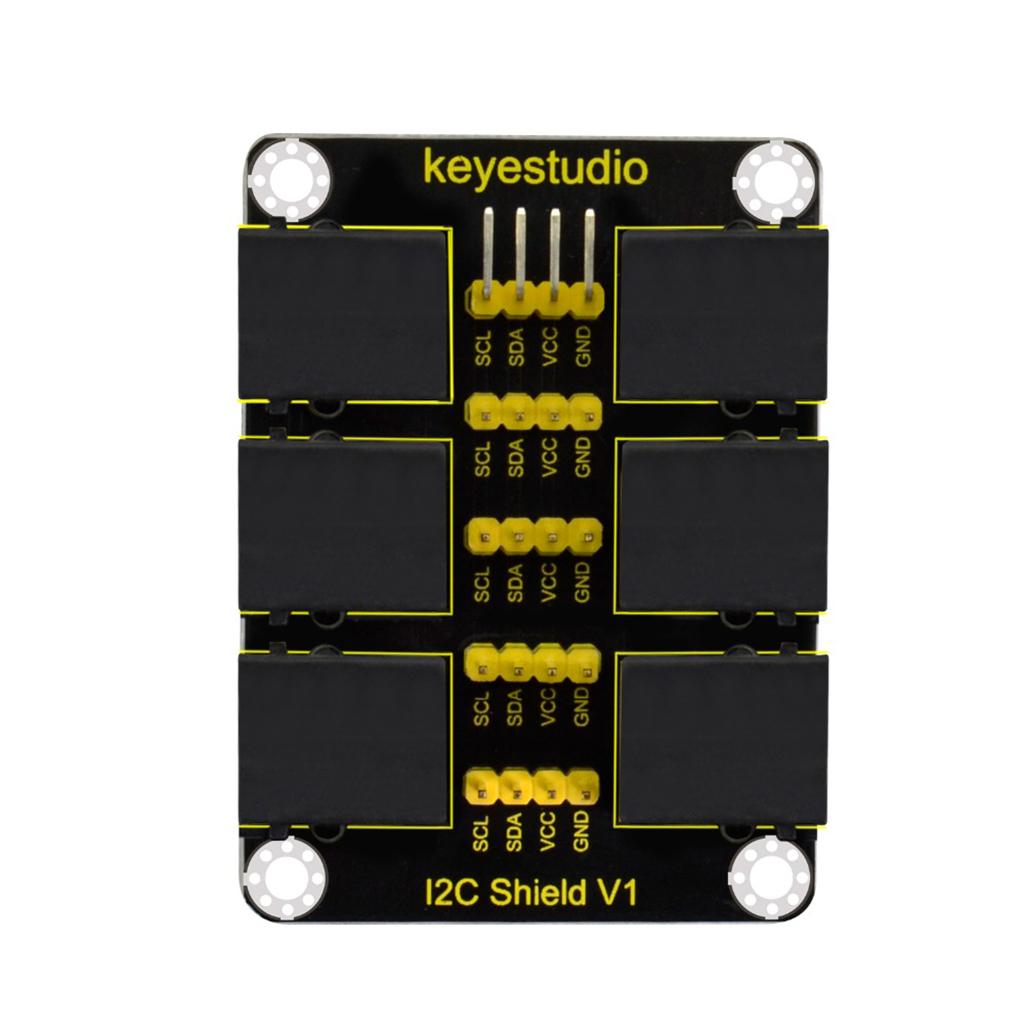 Keyestudio-EASY-Plug-RJ11-IIC-Interface-Conversion-Shield-Compatible-with-Both-EASY-Plug-Interface-and-2.54mm-Pitch-Header-Interface