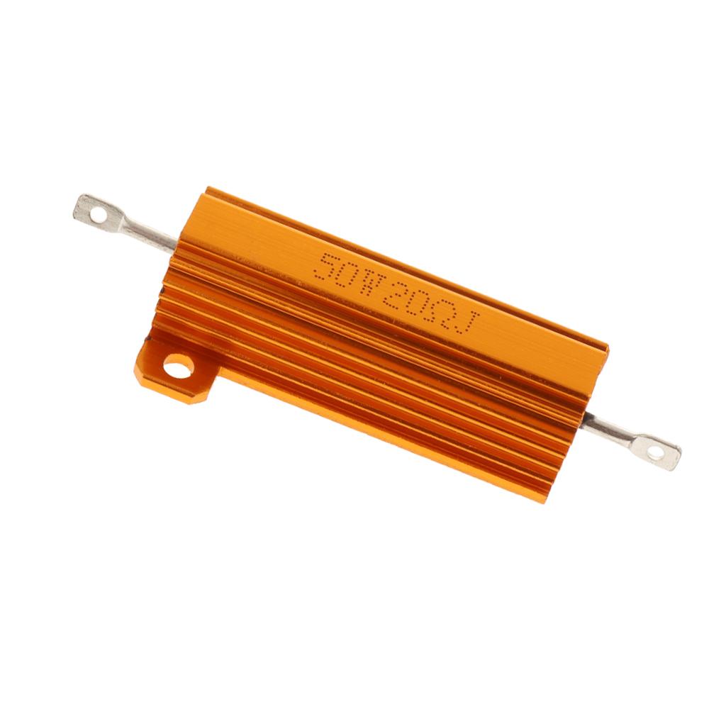 Gold-Aluminum-Shell-resistor-RX24-50W-High-Power-Resistor-For-LED-Bulb-20R