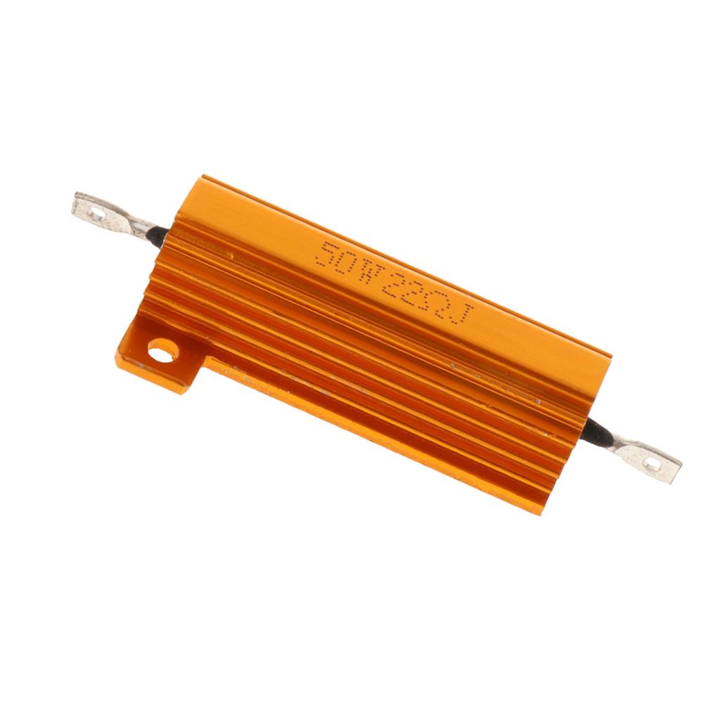 Gold-Aluminum-Shell-resistor-RX24-50W-High-Power-Resistor-For-LED-Bulb-22R