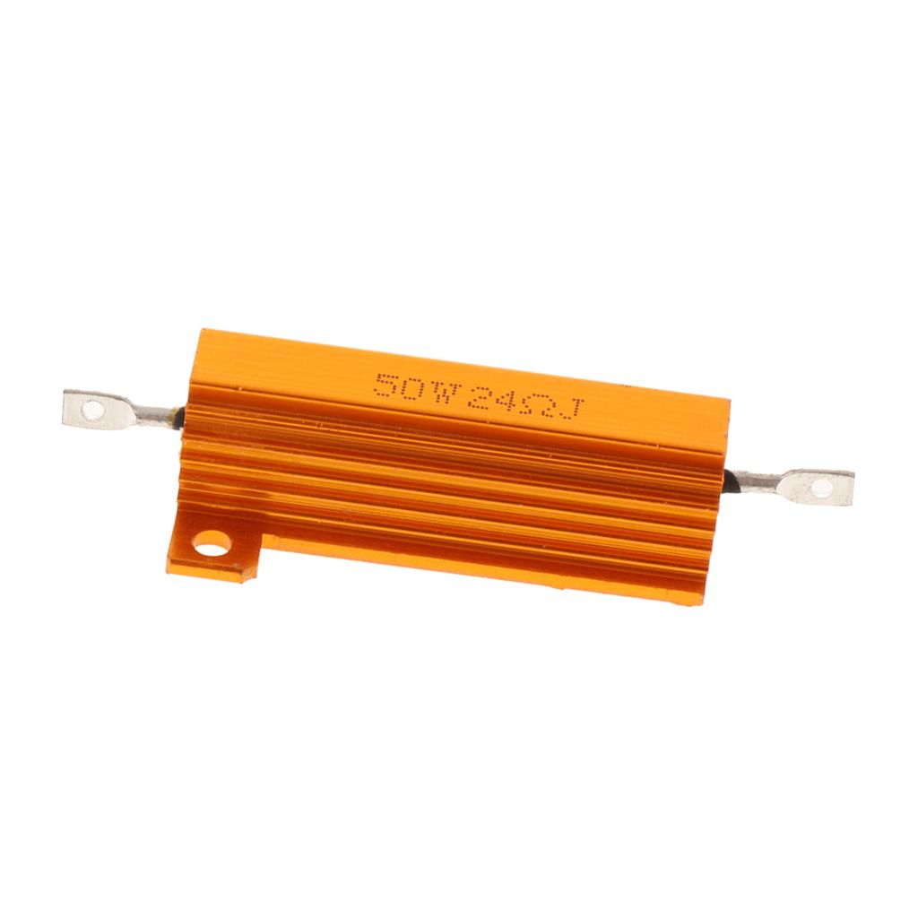 Gold-Aluminum-Shell-resistor-RX24-50W-High-Power-Resistor-For-LED-Bulb-24R