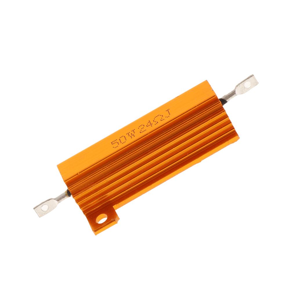 Gold-Aluminum-Shell-resistor-RX24-50W-High-Power-Resistor-For-LED-Bulb-24R