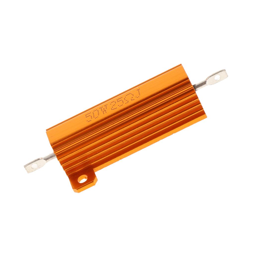 Gold-Aluminum-Shell-resistor-RX24-50W-High-Power-Resistor-For-LED-Bulb-25R