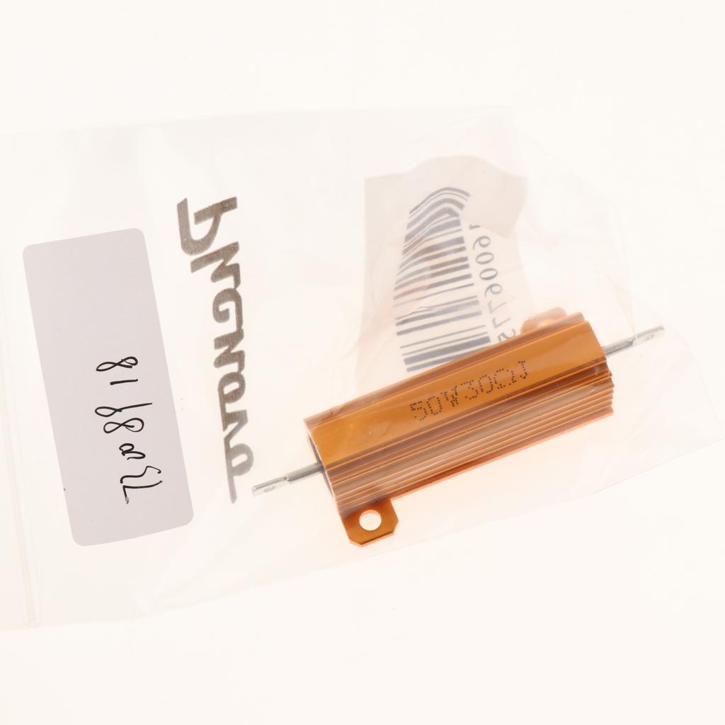 Gold-Aluminum-Shell-resistor-RX24-50W-High-Power-Resistor-For-LED-Bulb-30R