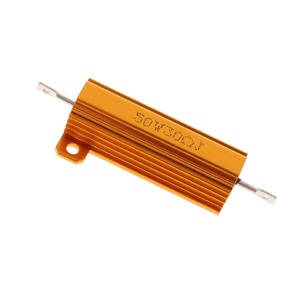 Gold-Aluminum-Shell-resistor-RX24-50W-High-Power-Resistor-For-LED-Bulb-30R