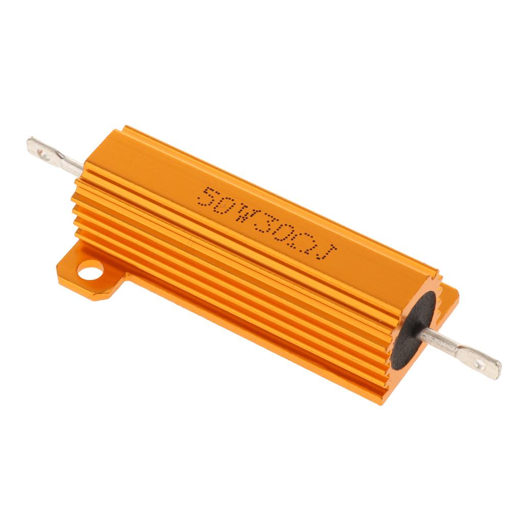 Gold-Aluminum-Shell-resistor-RX24-50W-High-Power-Resistor-For-LED-Bulb-30R