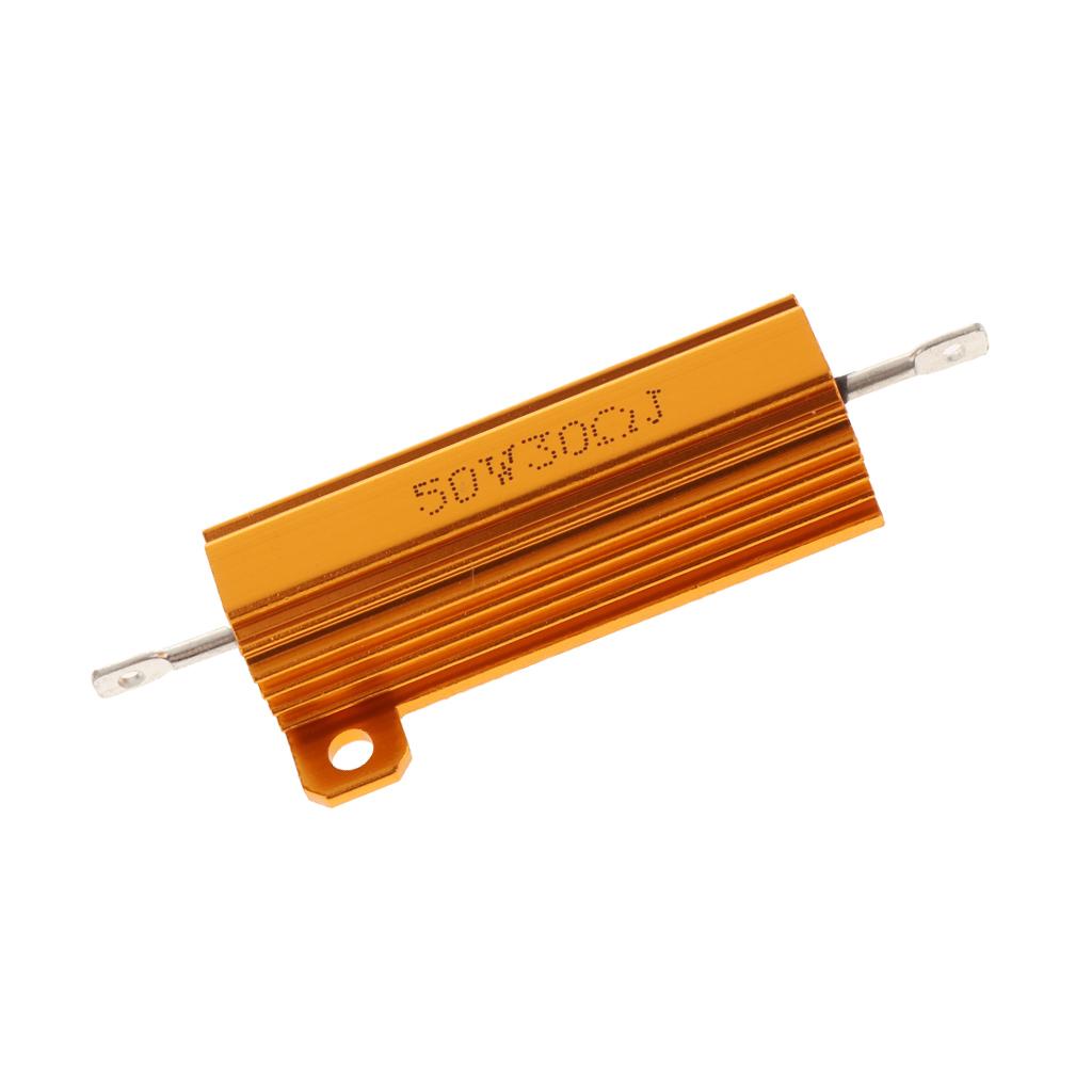 Gold-Aluminum-Shell-resistor-RX24-50W-High-Power-Resistor-For-LED-Bulb-30R