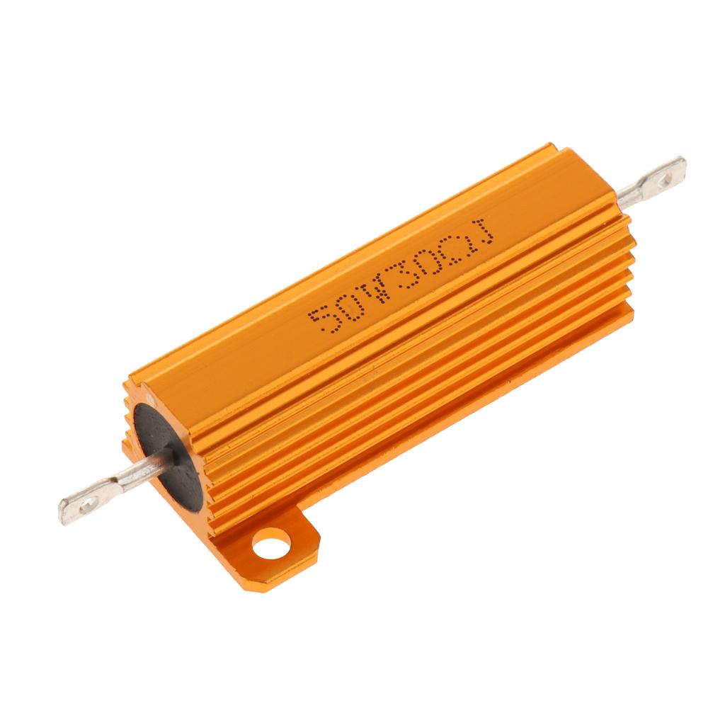 Gold-Aluminum-Shell-resistor-RX24-50W-High-Power-Resistor-For-LED-Bulb-30R