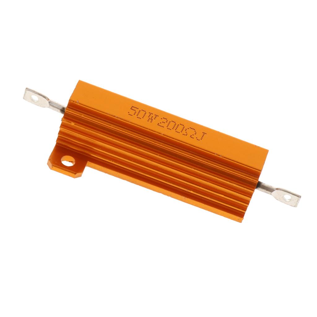 Gold-Aluminum-Shell-resistor-RX24-50W-High-Power-Resistor-For-LED-Bulb-200R