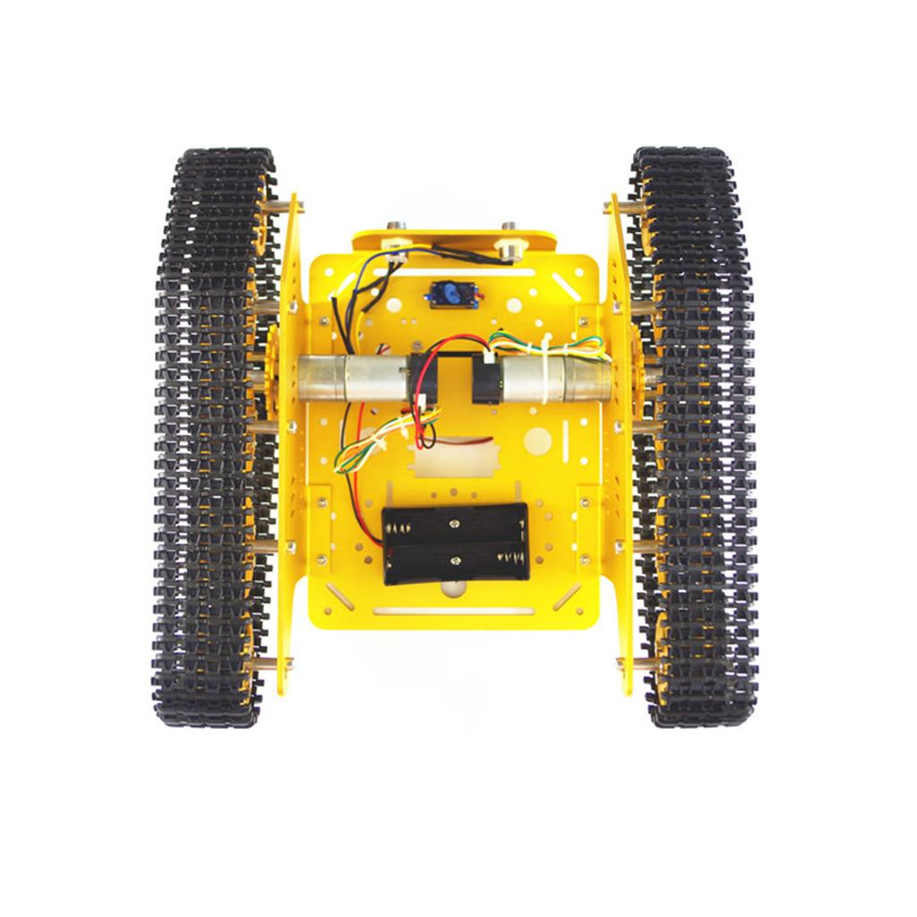 T300-Wi-fi-RC-Tank-Car-Chassis-Robot-Controlled-based-on-Nodemcu-ESP8266-Gold