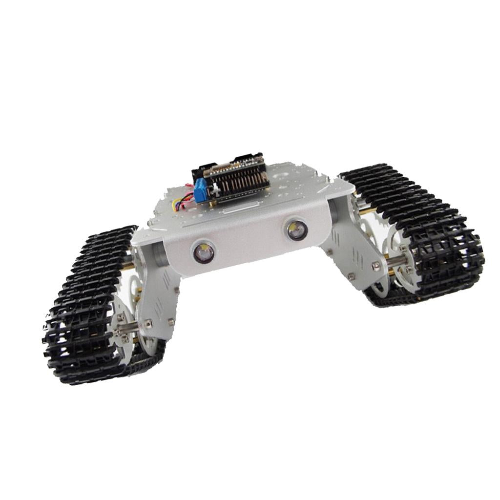 T300-Wi-fi-RC-Tank-Car-Chassis-Robot-Controlled-based-on-Nodemcu-ESP8266-Silver