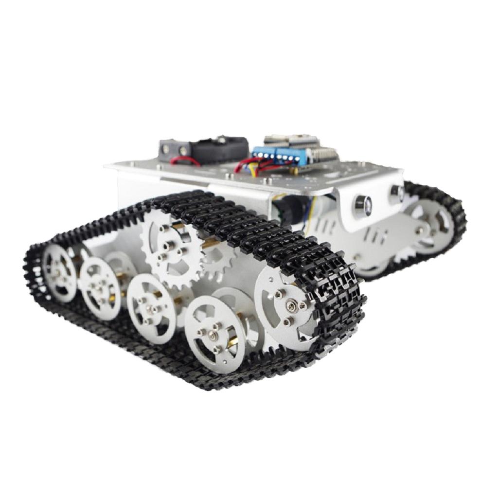 T300-Wi-fi-RC-Tank-Car-Chassis-Robot-Controlled-based-on-Nodemcu-ESP8266-Silver