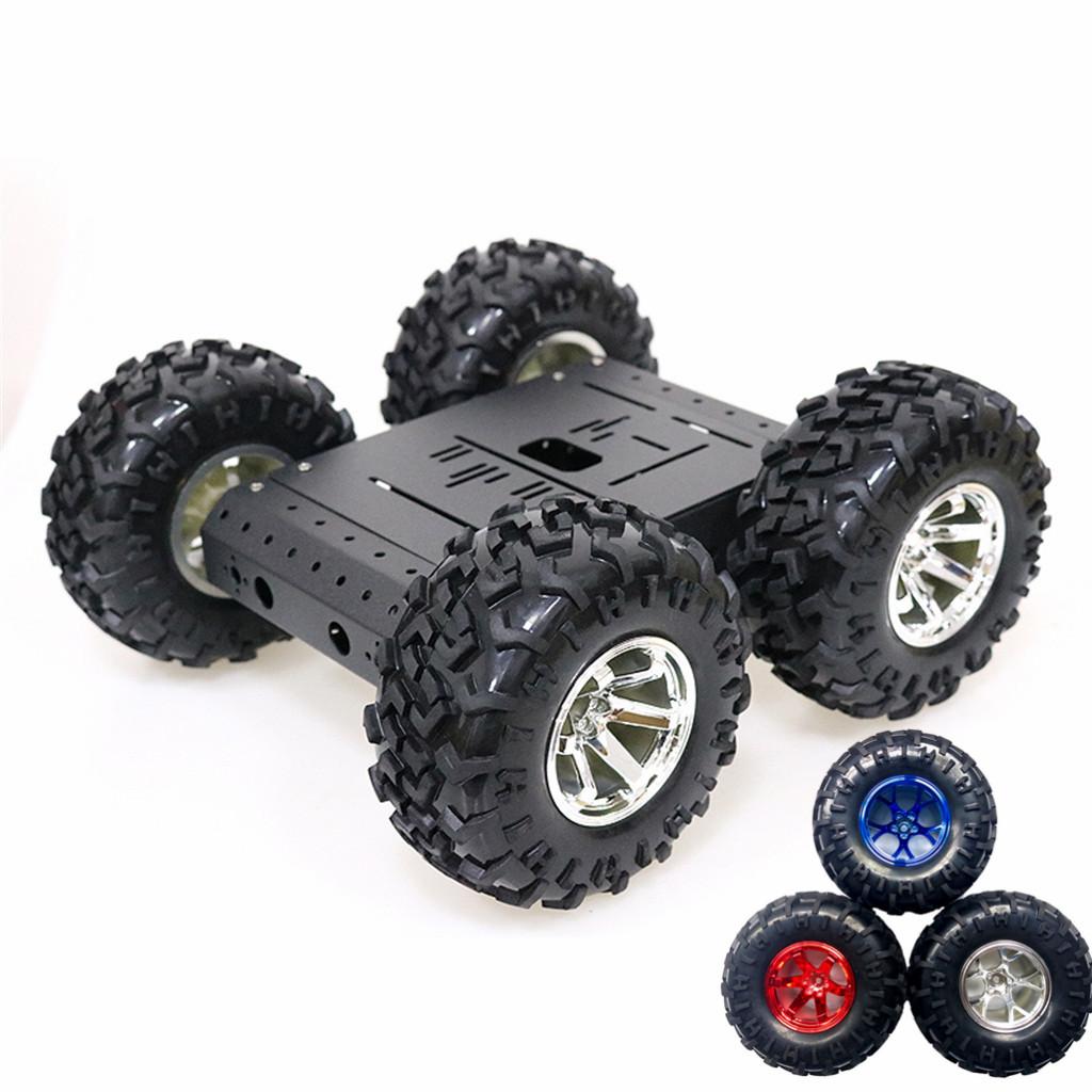 C3-4WD-Smart-Robot-Car-with-4-DC-12V-Motor,-130mm-Rubber-Wheel-12V-Motor-without-Code-Plate