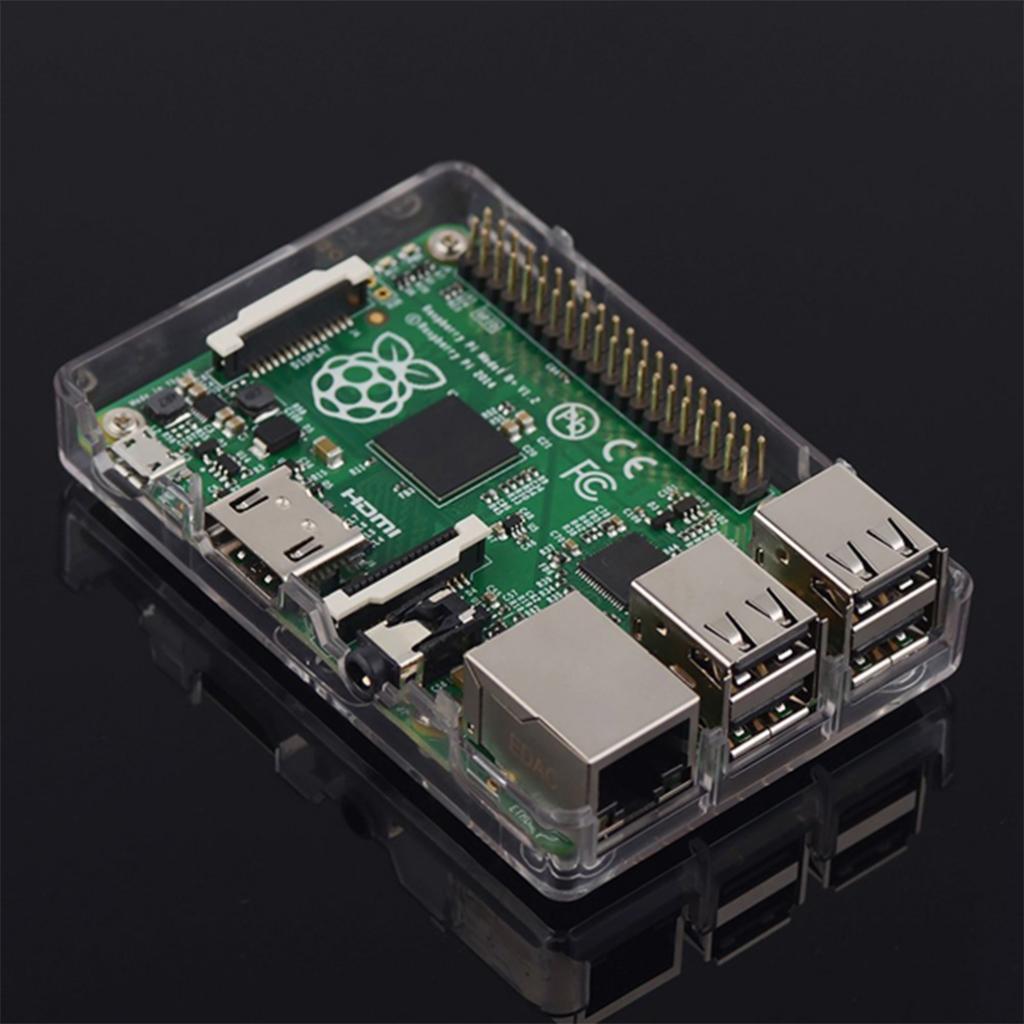 Case-Housing-Shell-Enclosure-for-the-Raspberry-Pi-Model-3B-2B+-Transparent