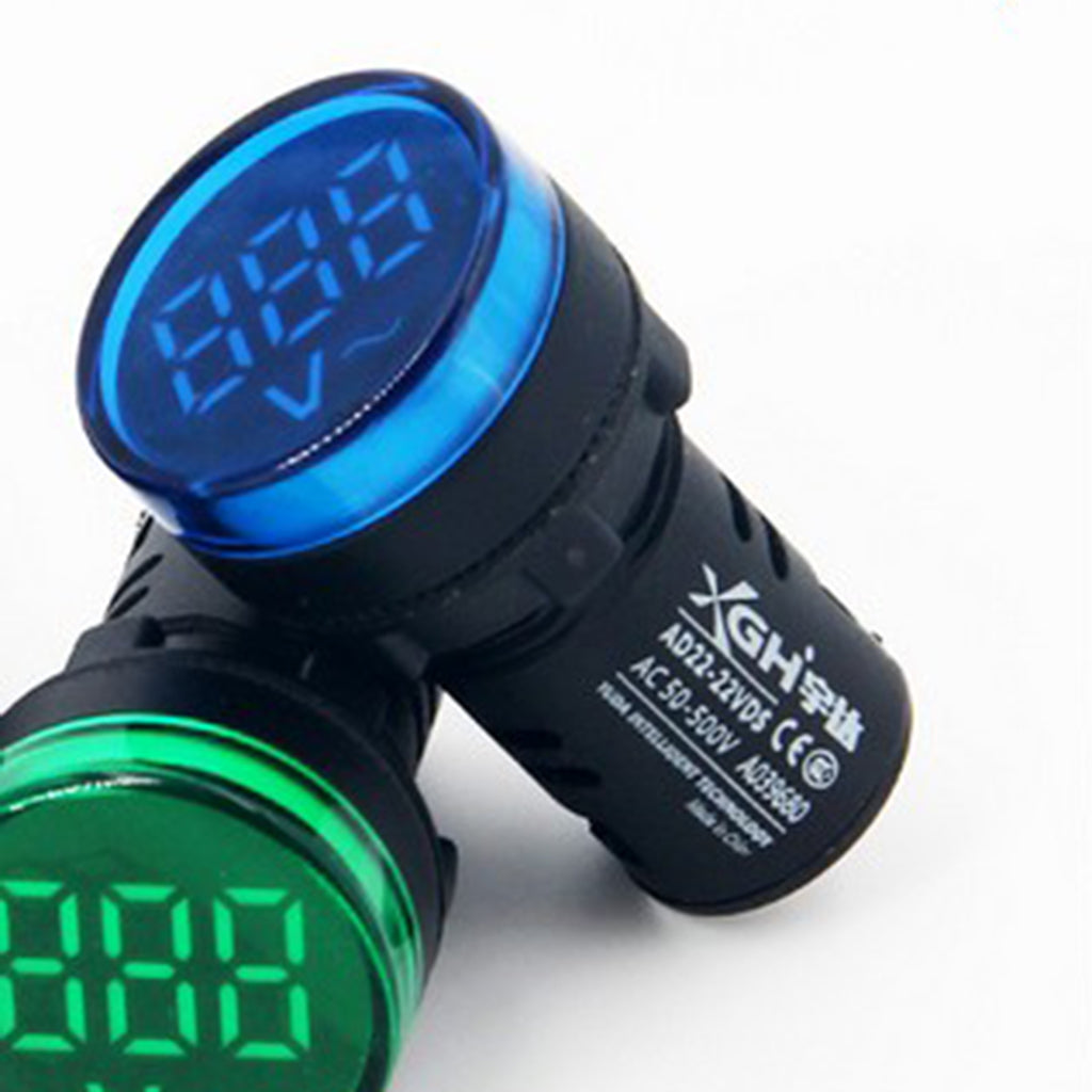 AC-Voltage-Digital-LED-Display-Voltmeter-AC-50-500V-Voltage-Meter-Monitor-Volt-Detetor-Blue